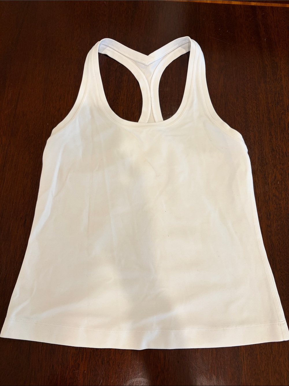 lululemon athletica White Racerback Tank Top